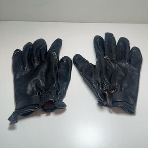 Gates Men’s Vintage Black Leather Gloves